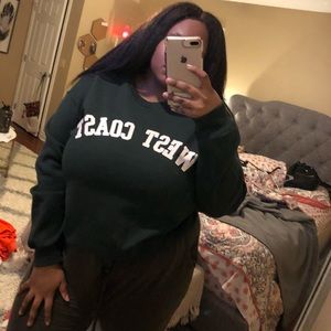 West Coast Slogan Sweatshirt